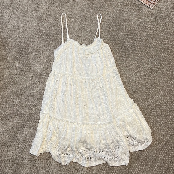 Zara oyster white lace dress - Picture 2 of 9